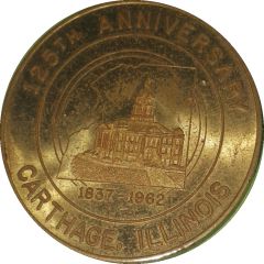 50 Cents - Carthage, Illinois 125th Anniversary