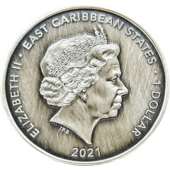 1 Dollar - Elizabeth II The Anglo-Saxon Warrior