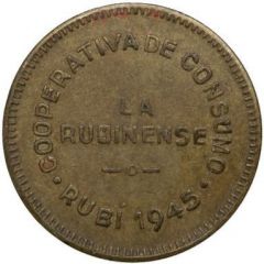 25 Pesetas - La Rubinense