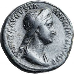 Dupondius or As - Sabina IVNONI REGINAE S C, Juno
