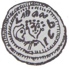 Denier Bracteate - Mieszko III the Old Gniezno or Kalisz mint