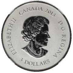 3 Dollars - Elizabeth II Hummingbird and Morning Glory
