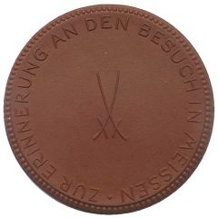 In memory of the visit to Meissen `Erinnerungs-Medaille II`