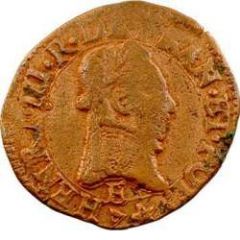 Double Tournois - Henri III Tours mint, 1st type