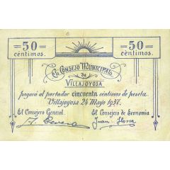 50 Céntimos Villajoyosa