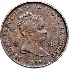 4 Maravedis - Isabel II