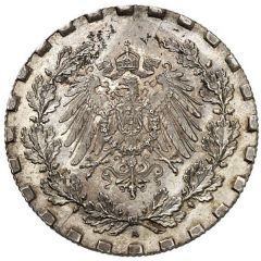 50 Pfennig - Wilhelm II type 2 - small shield - Pattern