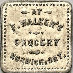 10 Cents - F. Walker's Grocery Norwich, Ontario
