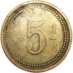 5 centimes Grènetis