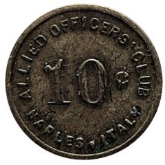 10 Cents - Allied Officers Club Naples