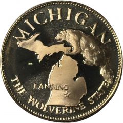 Medal - States of the Union Michigan