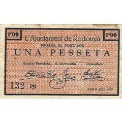 1 Peseta Rodonyà