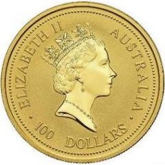 100 Dollars - Elizabeth II 3rd Portrait - Australian Nugget - Gold Bullion Coin