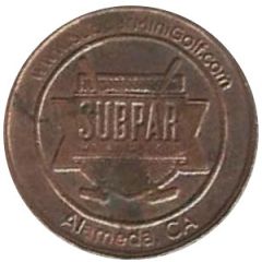 Game Token - Subpar Mini Golf Alameda, California