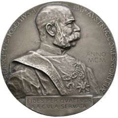 On the 400-year affiliation of the county of Görz/Gorizia to Austria - Francis Joseph I