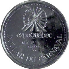 2 Carnaval Dollars - Quebec