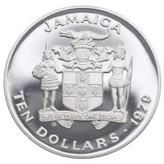 10 Dollars International Year of the Child, piedfort