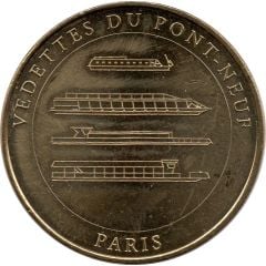 Monnaie de Paris Tourist Token - Paris Vedettes du Pont-Neuf - La flotte
