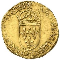 1 Hybrid Gold Ecu - Charles IX without mintmark