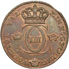 1 Skilling - Carl XIII