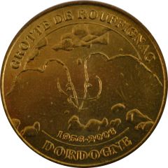 Tourist token - Monnaie de Paris - Grotte de Rouffignac - 1956-2006