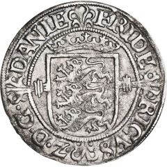 2 Skilling Dansk - Frederik II Copenhagen mint