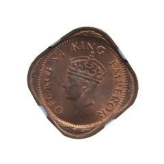 1/2 Anna - George VI Copper Pattern