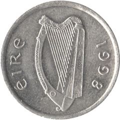 5 Pence small type