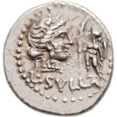 Denarius Cornelia: Lucius Cornelius Sulla, L•SVLLA / IMPER ITERVM