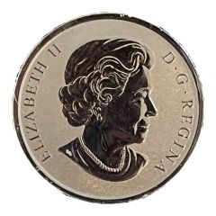 25 Cents - Elizabeth II Purple Coneflower and Eastern Tailed Blue