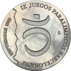 Medal - IX Paralympic Games in Barcelona