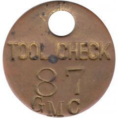Token - General Motors Corporation Tool Check