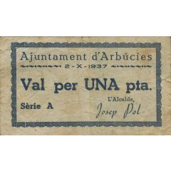 1 Peseta Arbúcies