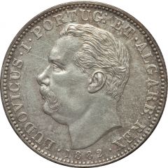 1 Rupia - Luíz I Calcutta mint