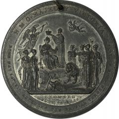 Medal - Victoria Coronation Map of the British Isles