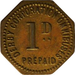 1 Penny - Derby Prepaid Bus Token