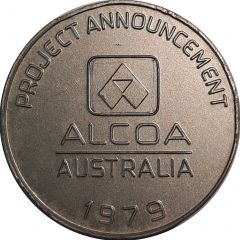 Medal - Alcoa Australia - Portland Smelter Tourist Souvenir