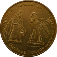Tourist token - Monnaie de Paris - Aix-en-Provence - Santons Fouque - Jubilé de Renaude 1962-2012
