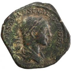 Sestertius - Severus Alexander PONTIF MAX TR P II COS P P S C, Providentia