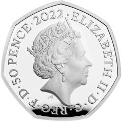50 Pence - Elizabeth II Commonwealth Games, Silver Piedfort