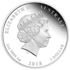 1 Dollar - Elizabeth II 4th Portrait - Royal Wedding 2018 - Silver Proof