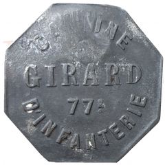 50 Centimes - Cantine Girard - 77e d`Infanterie - Cholet [49]