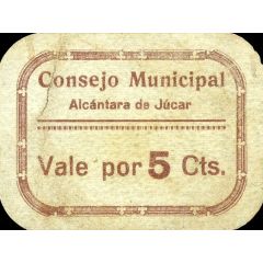 5 Céntimos Alcántara de Júcar