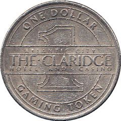 1 Dollar Gaming Token - Claridge Atlantic City