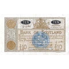 10 Pounds Bank of Scotland