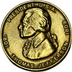 Token - President Coin 3 - Thomas Jefferson