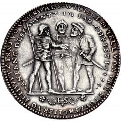 Medal `Bundestaler` - Swiss Confederation Cast, 1/3 thaler