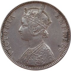 1 Rupee - Victoria and Ganga Singh