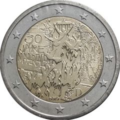 2 Euros Berlin Wall