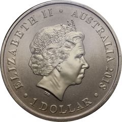 1 Dollar - Elizabeth II 4th Portrait - 100 Years Armistice - Peace Dove